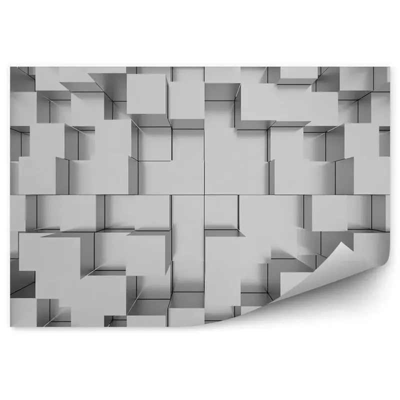 Fototapet Mozaic Alb 3D Discount