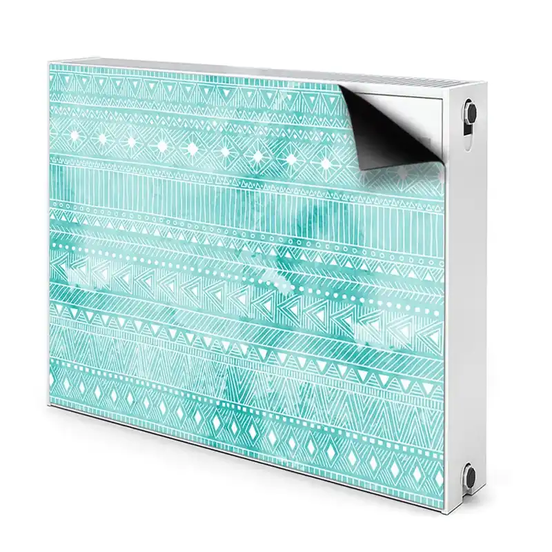 Déco cache radiateur Turcoaz Geometric Doar azi