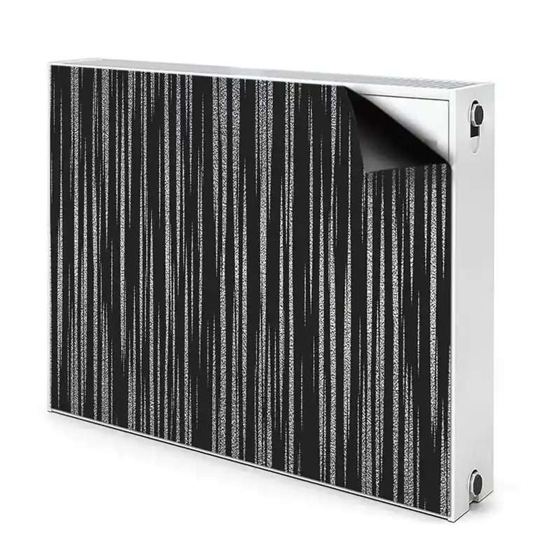 Retur ușor Tapis de radiateur décoratif Design Negru