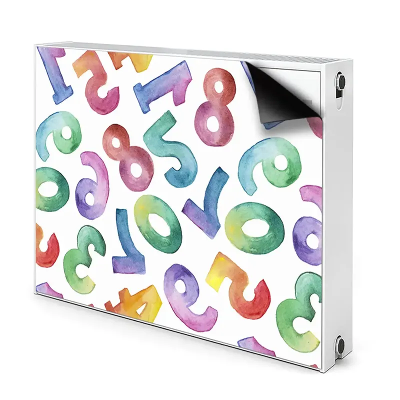 Livrare expres Déco cache radiateur Litere Colorate