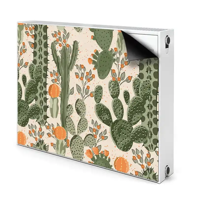 Retur gratuit Cache radiateur déco Cactus Portocaliu