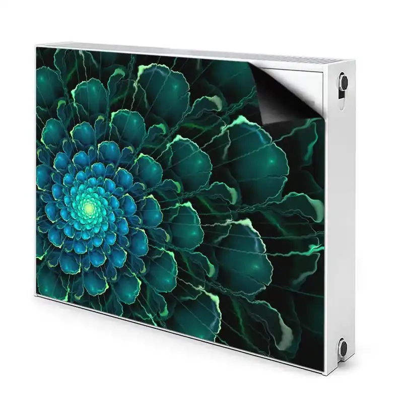 Disponibil imediat Décoration radiateur Floare Verde