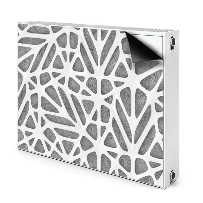 Aimant cache radiateur Plasă Albă Pe Beton Reduceri