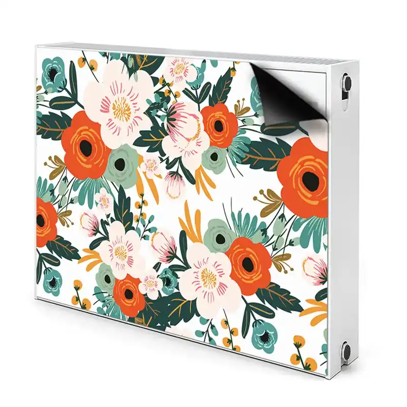 Expediere rapidă Cache radiateur aimanté Flori Colorate