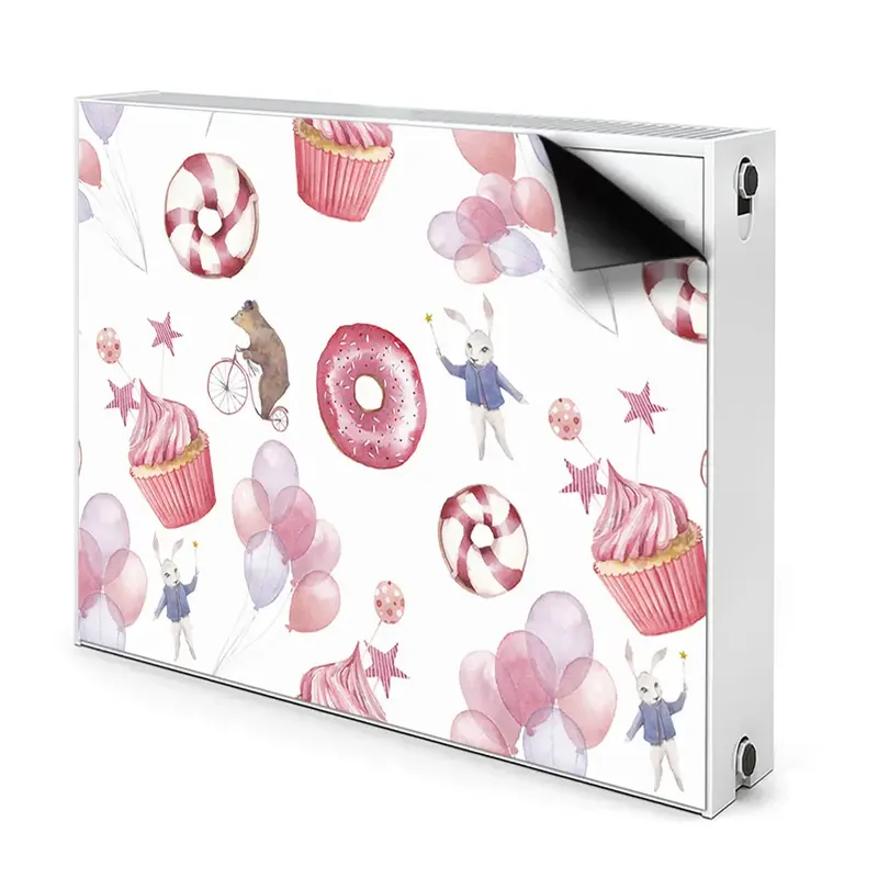 Noutate Tapis de radiateur décoratif Dulciuri Și Baloane
