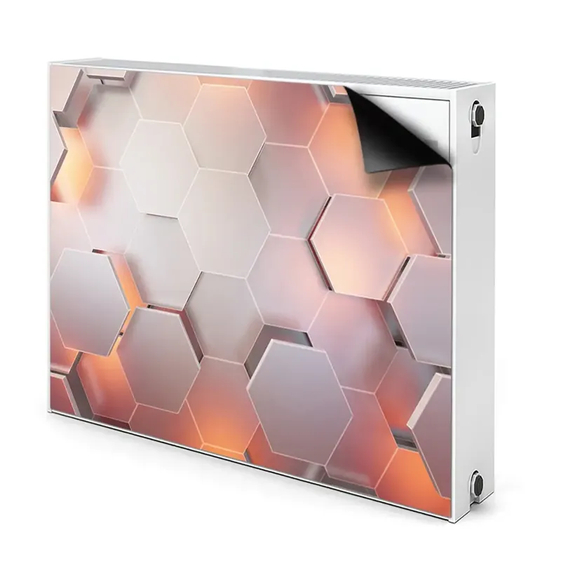 Déco cache radiateur Abstracție Hexagonală Noutate