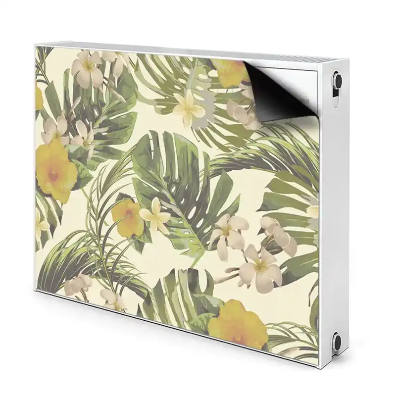 Décoration radiateur Frunze Și Flori Tropicale Plată sigură