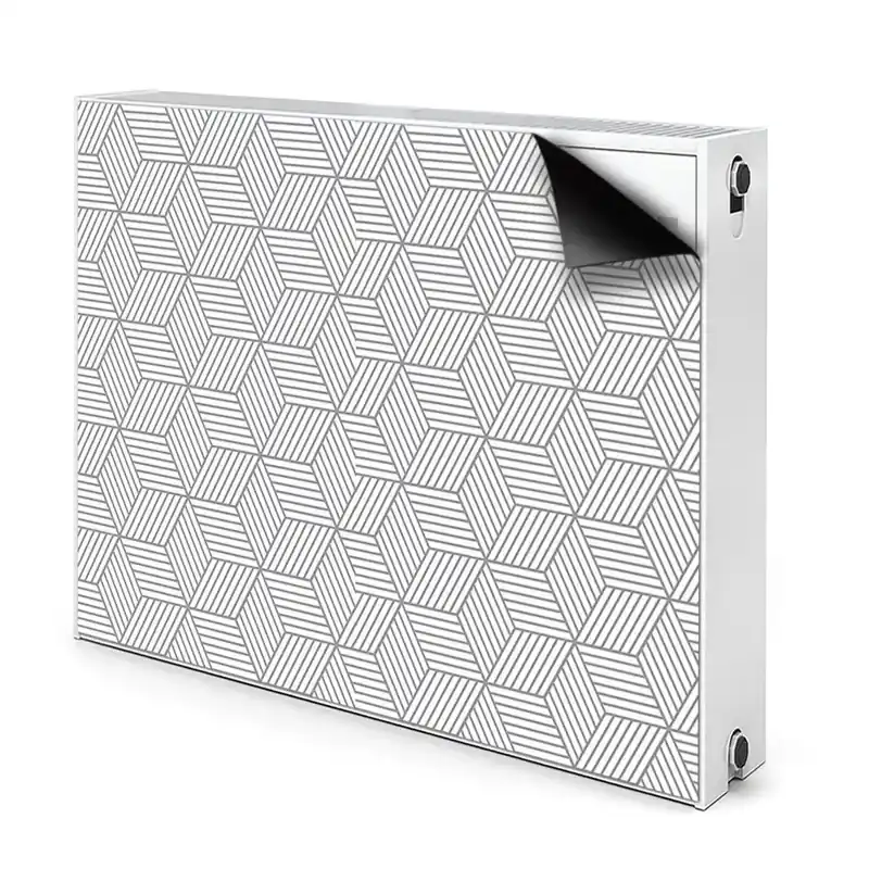 Expediere rapidă Tapis magnétique pour radiateur Cuburi 3D Gri