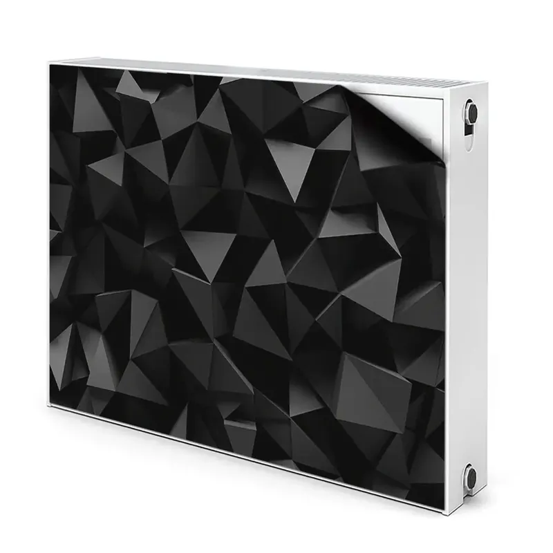 Reduceri Tapis de radiateur décoratif Abstracția Neagră