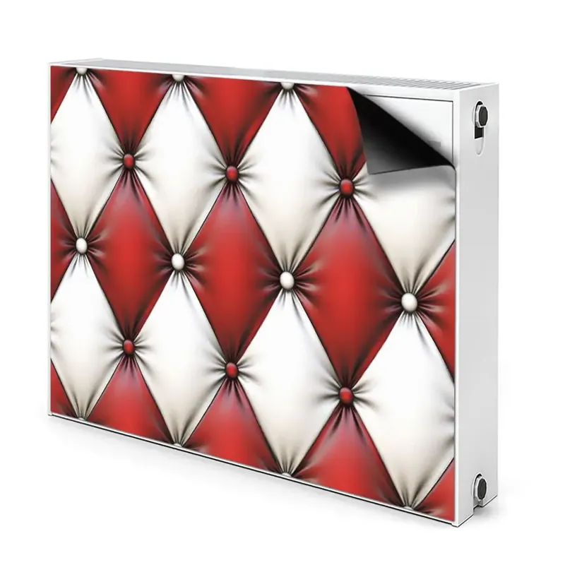 Décoration radiateur Model De Pică Roșu Și Alb Livrare expres