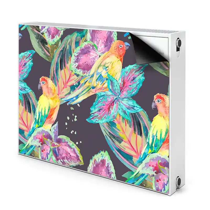 Déco cache radiateur Papagali Colorați Plată sigură