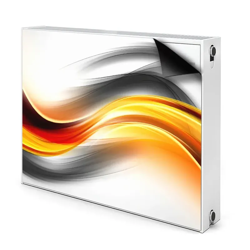 Cache radiateur déco Abstracție Portocalie Reducere extra