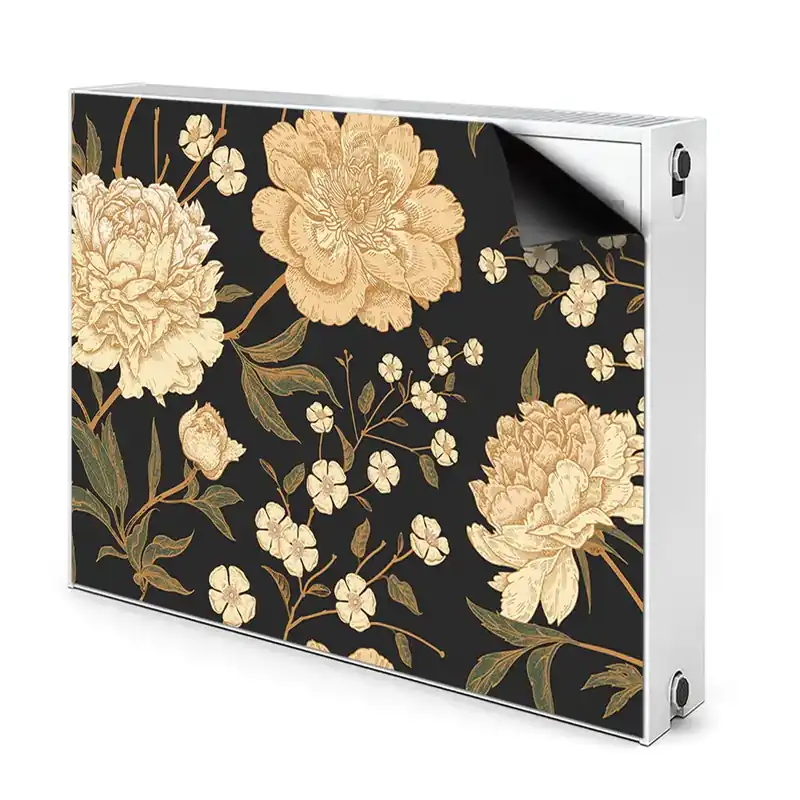 Reducere de preț Aimant décoratif pour radiateur Bujor Alb