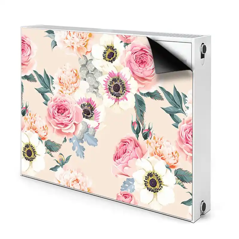 Calitate înaltă Couvercle magnétique du radiateur Flori Pastelate