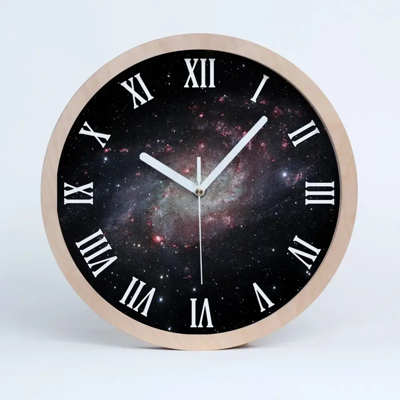Ceas de perete din lemn Nebuloasă Ofertă exclusivă