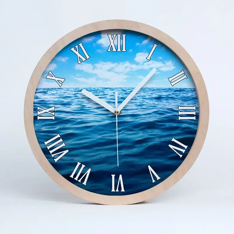 Ceas de perete lemn Apa De Mare Livrare expres