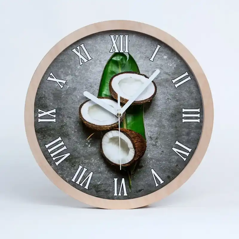 Bestseller Ceas de lemn Jumătăți De Nucă De Cocos