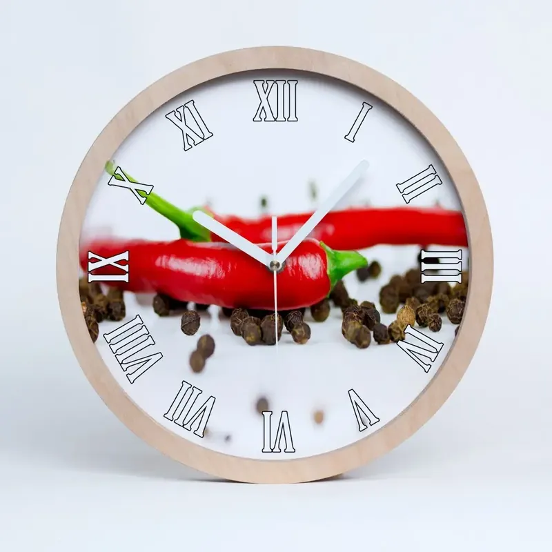 Ceas perete din lemn Chilli Și Piper Cumpără online