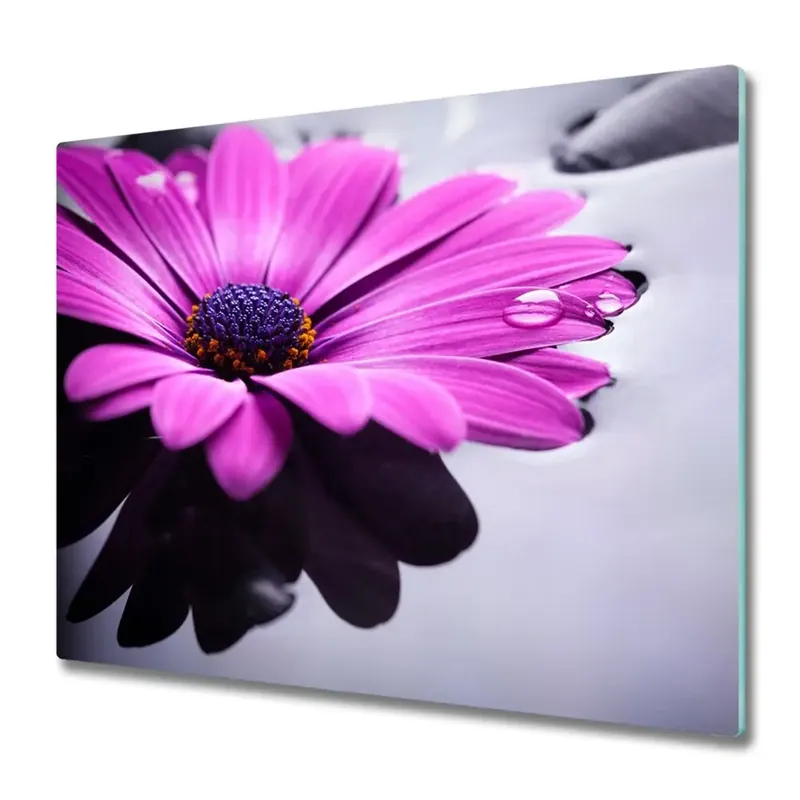 Preferatul clienților Tocător sticlă Gerbera roz