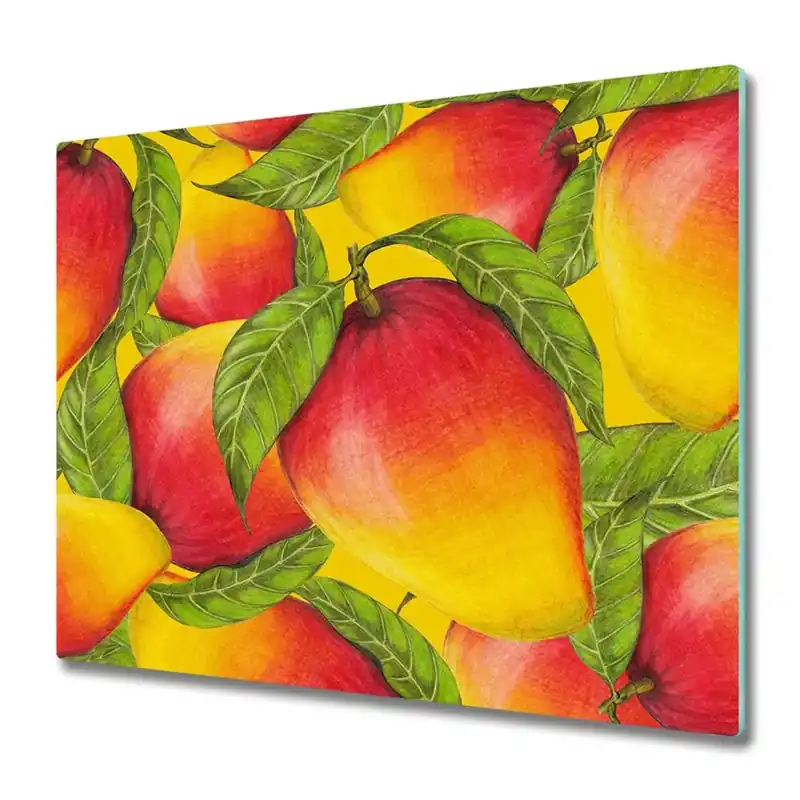Retur gratuit Tocător din sticlă Fructe de mango