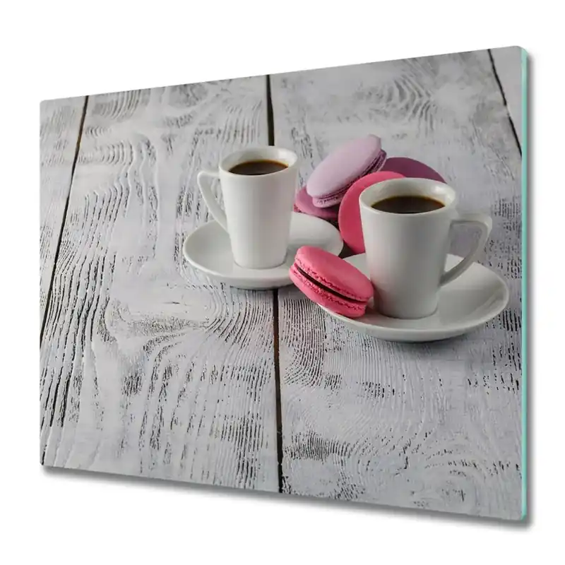 Comandă acum Tocător din sticlă Cafea și biscuiți