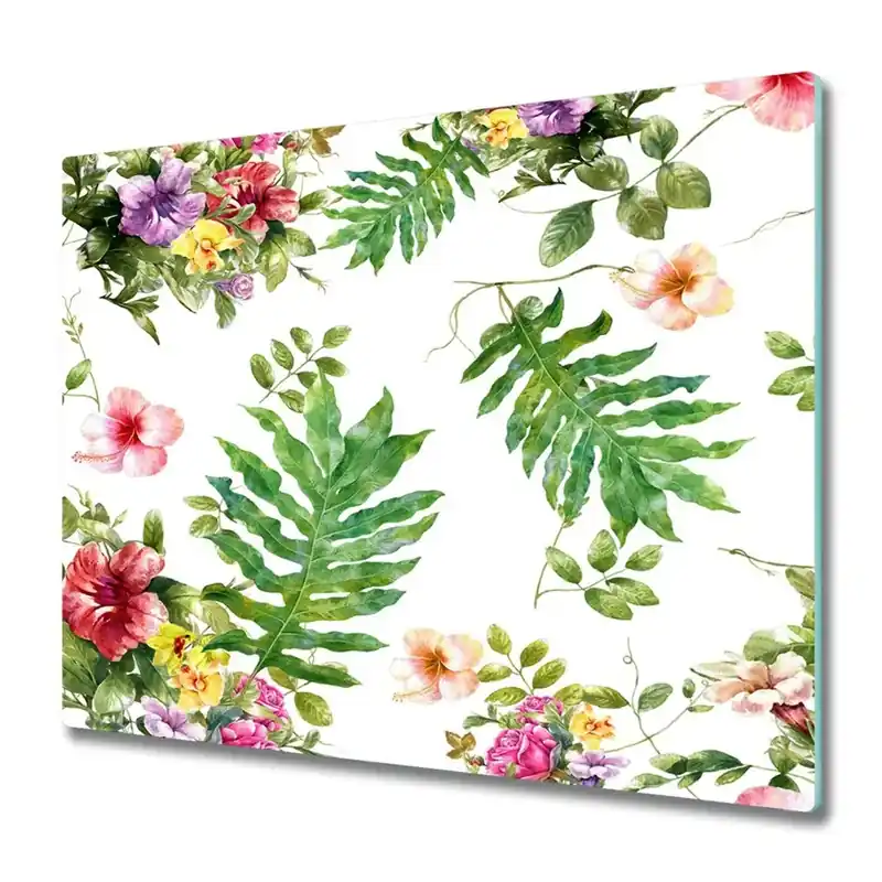 Cel mai vândut Tocător de bucătărie Model floral și frunze