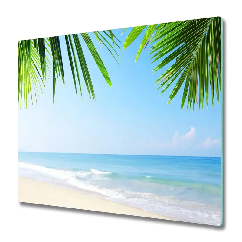 Comandă acum Tocător sticlă Peisaj tropical