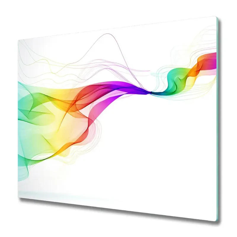 Tocător sticlă Abstracție de curcubeu Preț promoțional