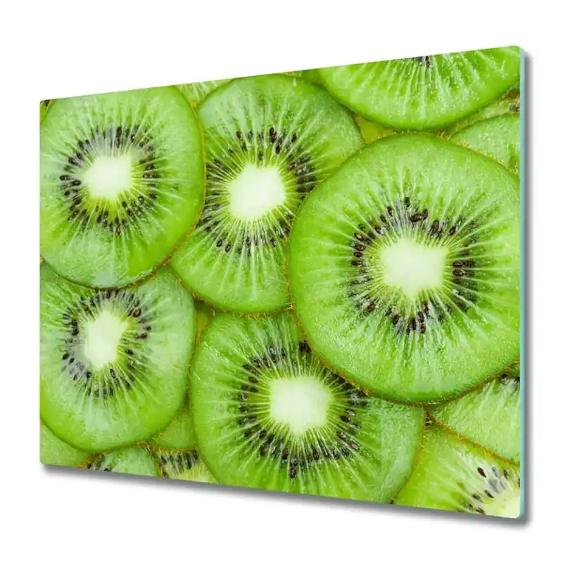 Reducere extra Tocător sticlă Felii de kiwi