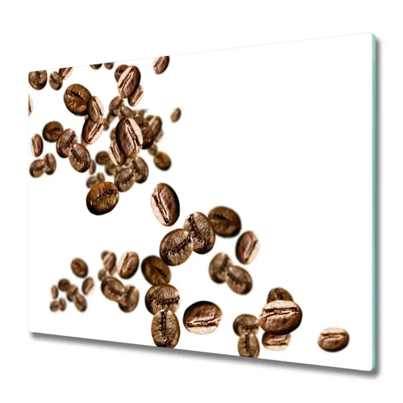 Tocător din sticlă Boabe de cafea împrăștiate Disponibil imediat