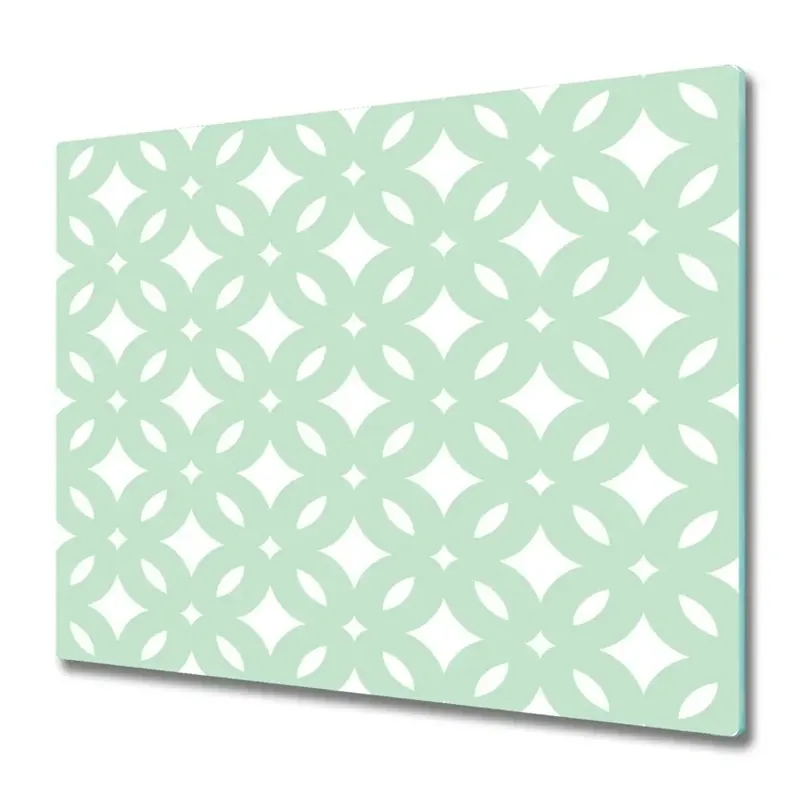 Tocător de bucătărie Mint fundal geometric Reducere extra