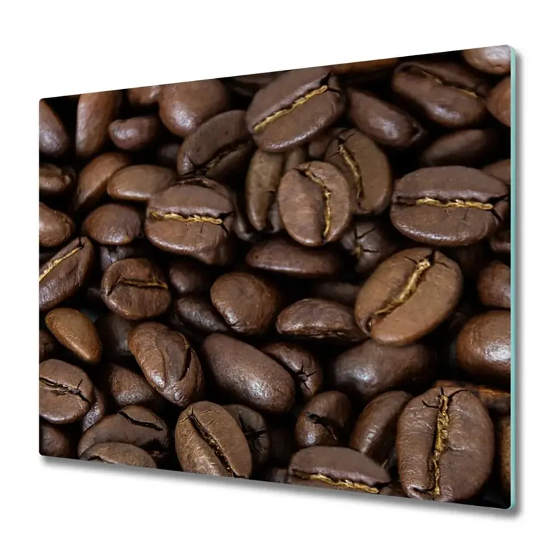 Tocător de bucătărie Prim-plan de boabe de cafea Preț mic