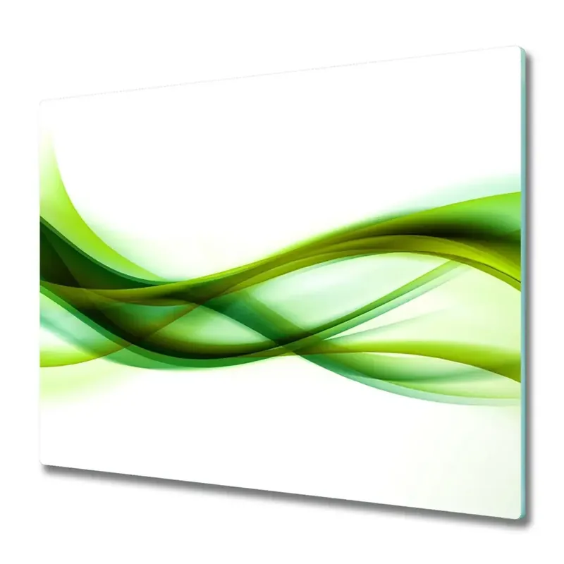 Tocător sticlă Valuri verzi abstracte Ofertă exclusivă