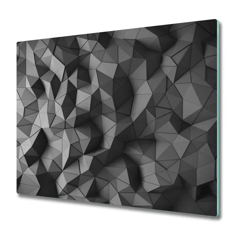 Mai ieftin Tocător din sticlă Fundal abstract 3D negru și gri