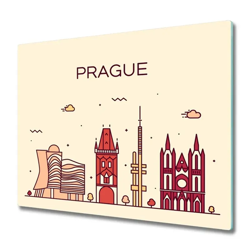 Reducere Tocător din sticlă Turist Praga