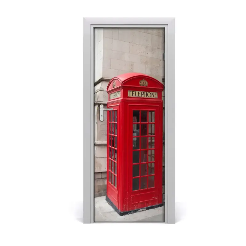 Reducere specială Autocolant de uşă Stand roșu din Londra