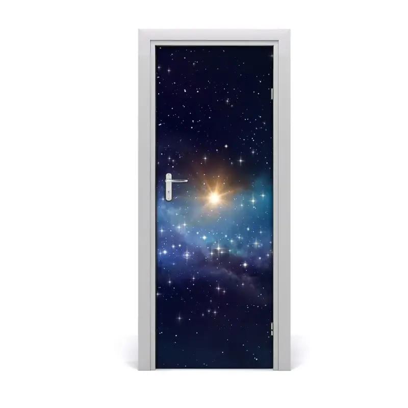 Noutate Autocolant de uşă Stele pe cer noaptea