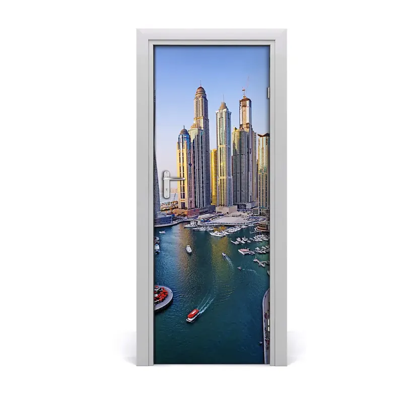 Autocolant de uși Golful Dubai Ofertă specială