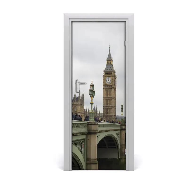 Retur gratuit Autocolant uşă Podul Big Ben din Londra