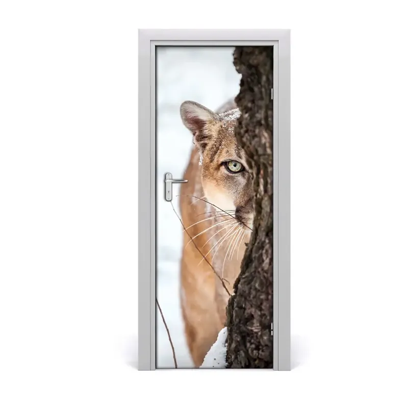 Autocolant uşă Zăpada Muntelui Puma Vezi acum