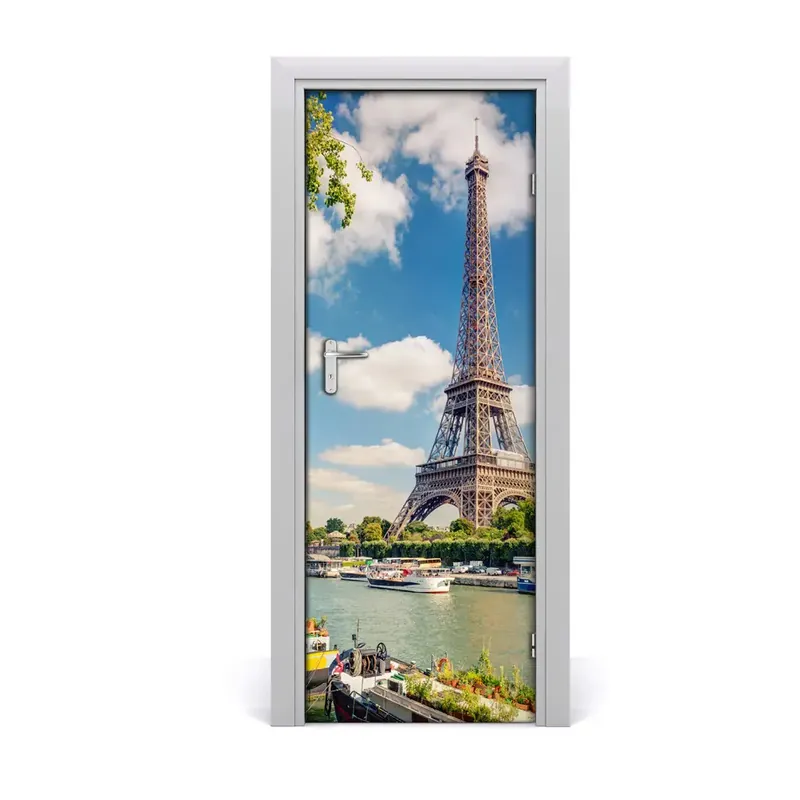 Autocolant uşă Turnul Eiffel Seine Promoție