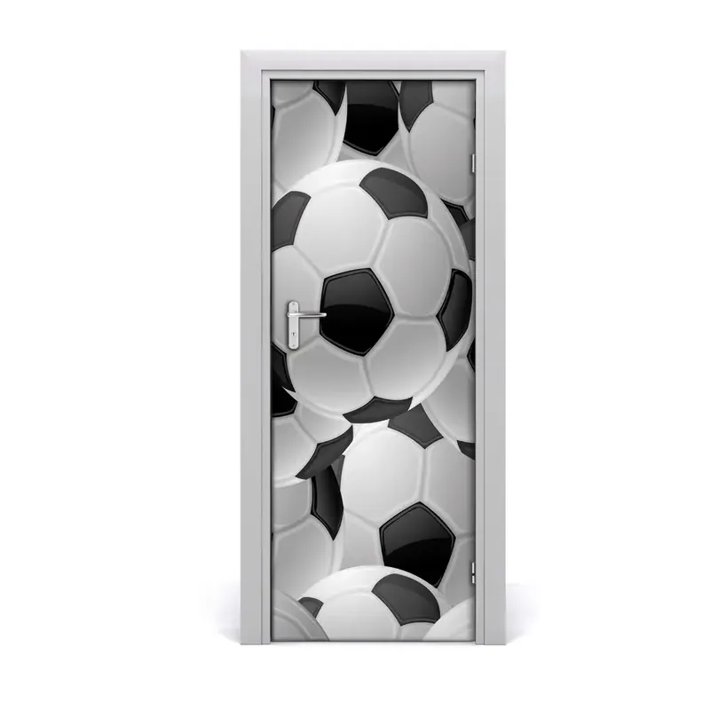 Autocolant de uși Rebound fotbal Retur gratuit