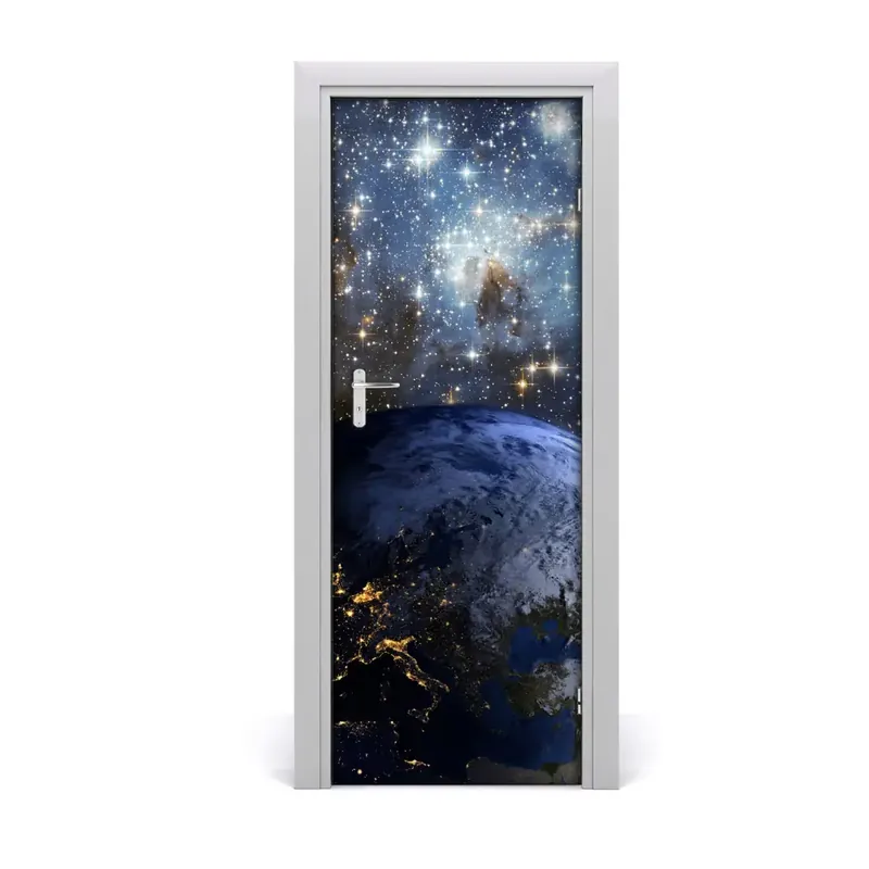 Tapet autocolant pentru uși Stele planetei Pământ Cumpără acum