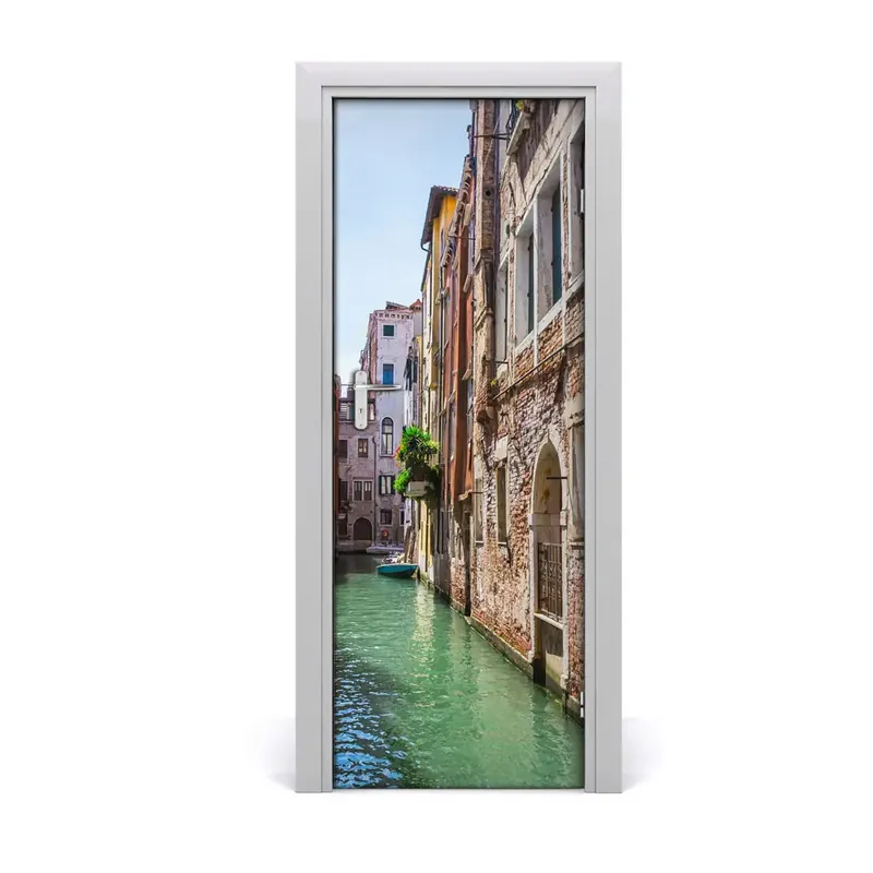 Autocolant de uși Canal din Veneția Italia Livrare expres