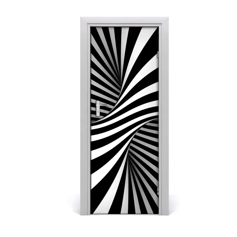 Autocolant de uși Vortex abstract Cumpărături sigure