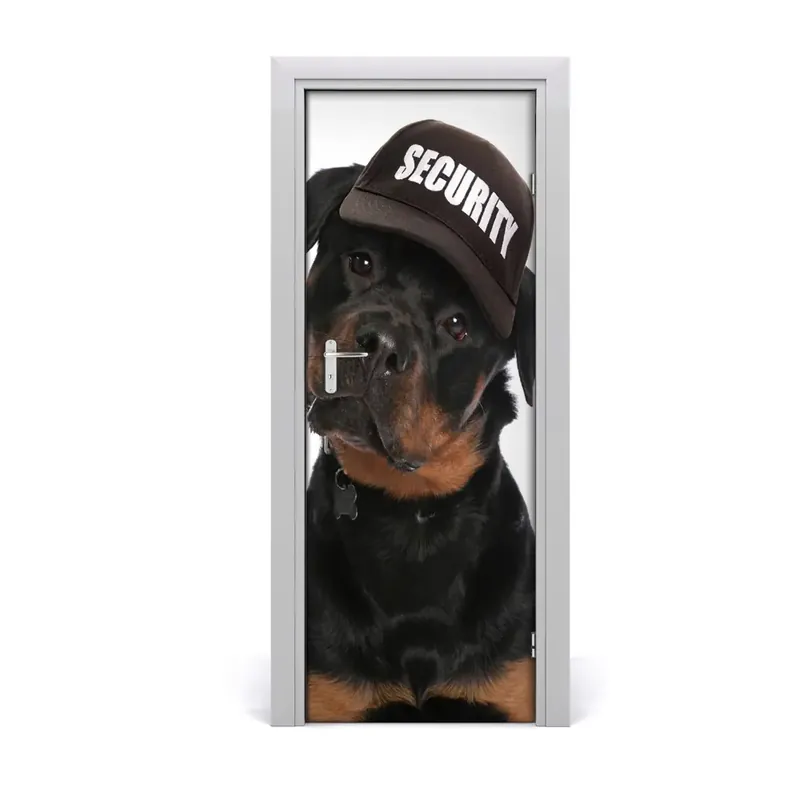 Tapet autocolant pentru uși Rottweiler Reducere de preț