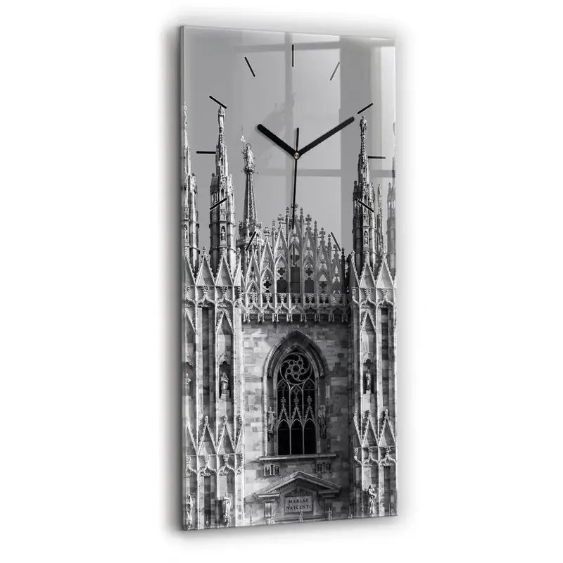 Ceas vertical de perete din sticlă Catedrala Duomo di Milano Nu rata
