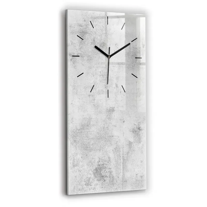Preț promoțional Ceas de sticlă pe perete vertical Perete de beton