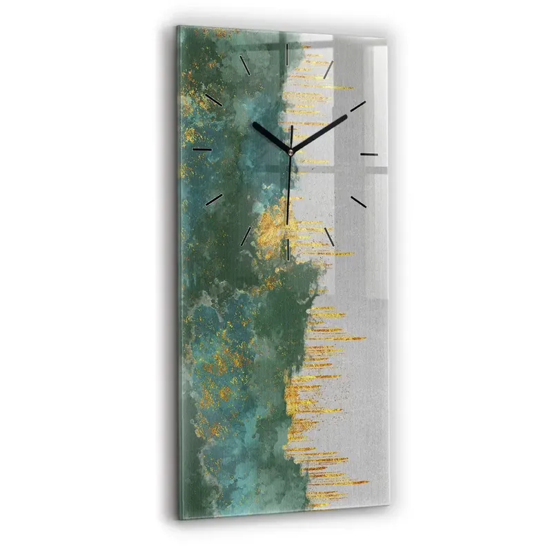 Ofertă limitată Ceas din sticlă dreptunghiular vertical Model decorativ
