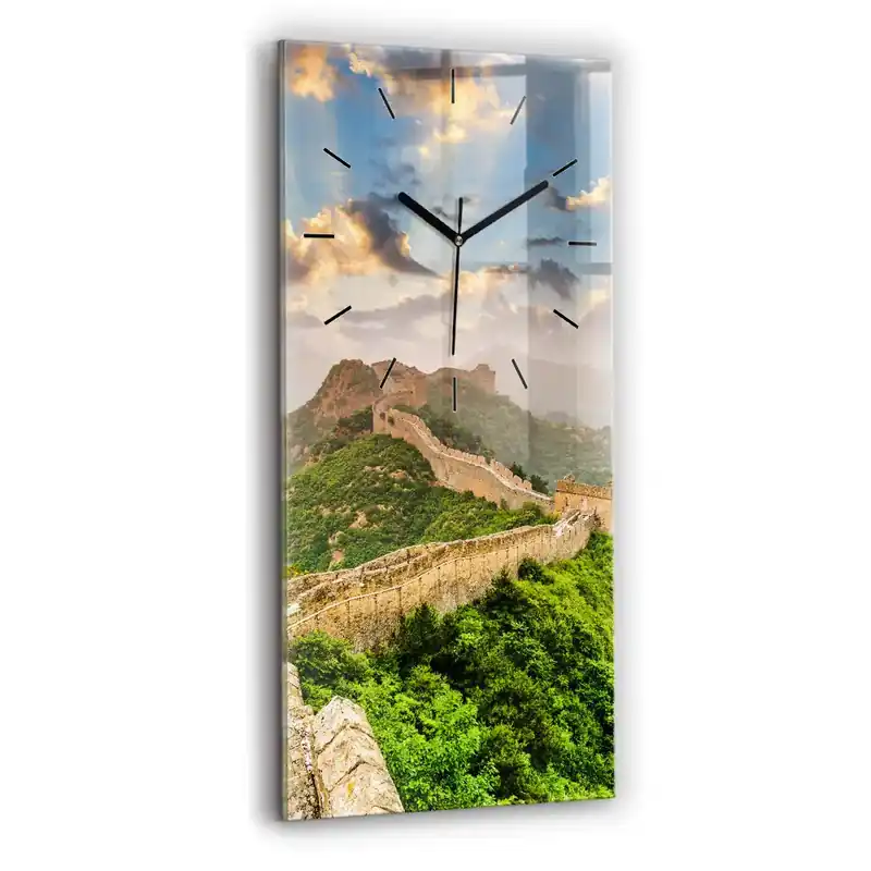Ceas din sticlă dreptunghiular vertical Marele Zid Chinezesc Comandă acum